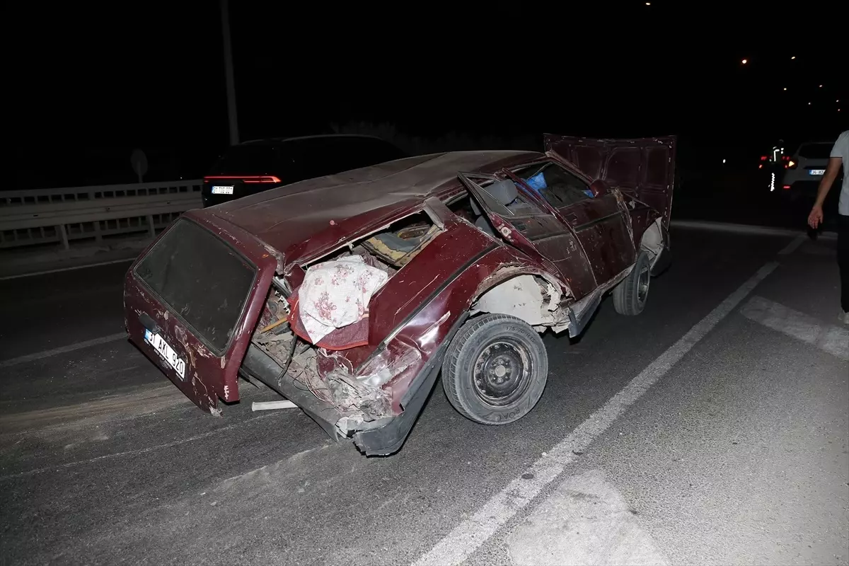 Antakya’da Trafik Kazası: 1 Yaralı