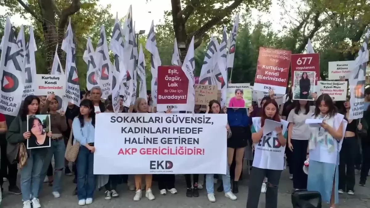 Kadın Cinayetlerine Karşı Eylem: ‘Güvende Değiliz’