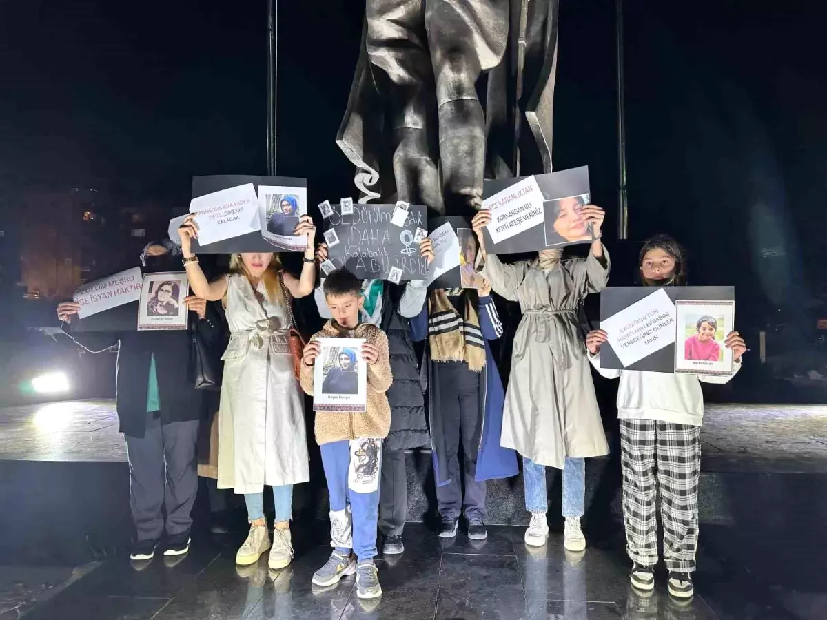 Rize’de Kadına Şiddet Protestosu Beklenen İlgiyi Görmedi