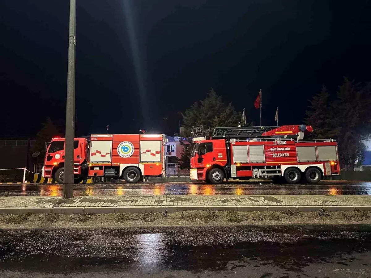 Tekirdağ’da Kimyasal Fabrikada Patlama